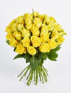 Букет из 45 желтых роз
